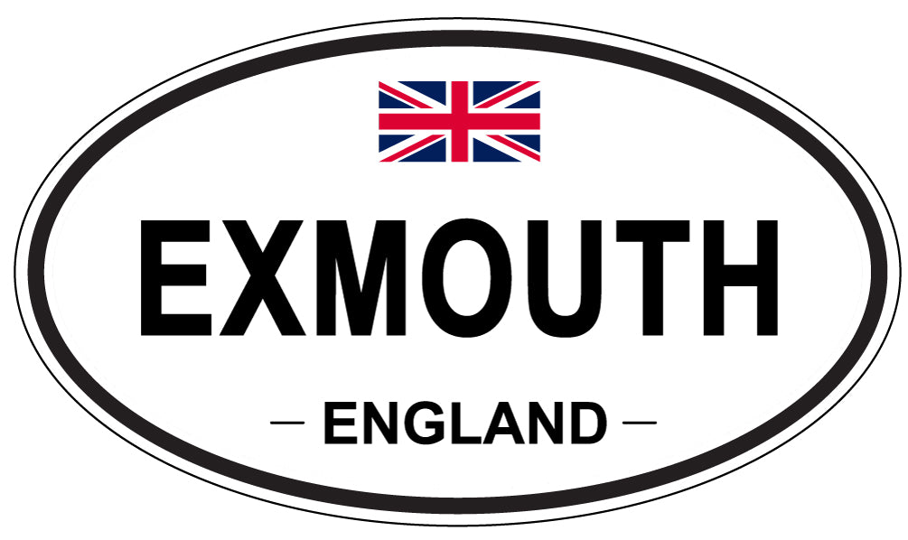 EXMOUTH, England - Oval Magnet