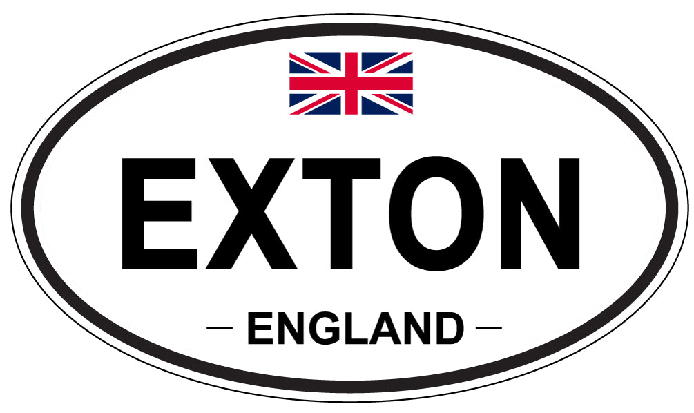 EXTON, England - Oval Magnet