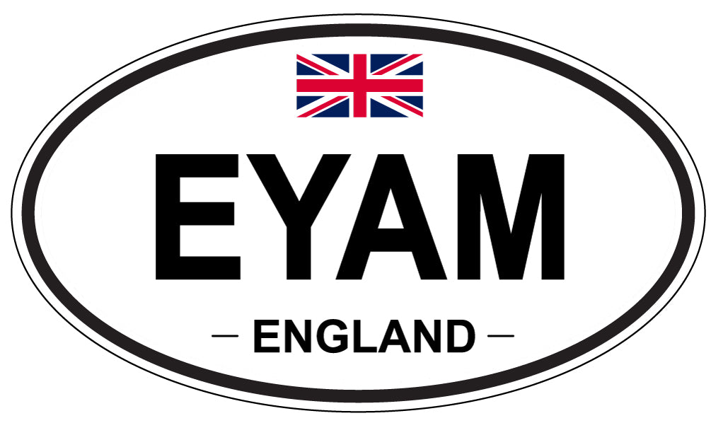 EYAM, England - Oval Magnet
