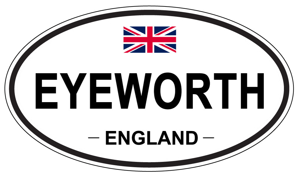 EYEWORTH, England - Oval Magnet