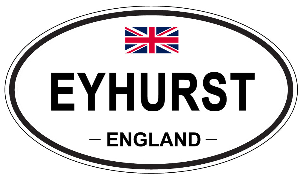 EYHURST, England - Oval Magnet