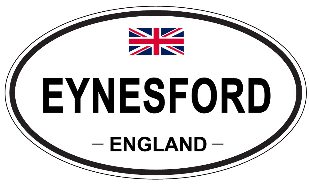 EYNESFORD, England - Oval Magnet