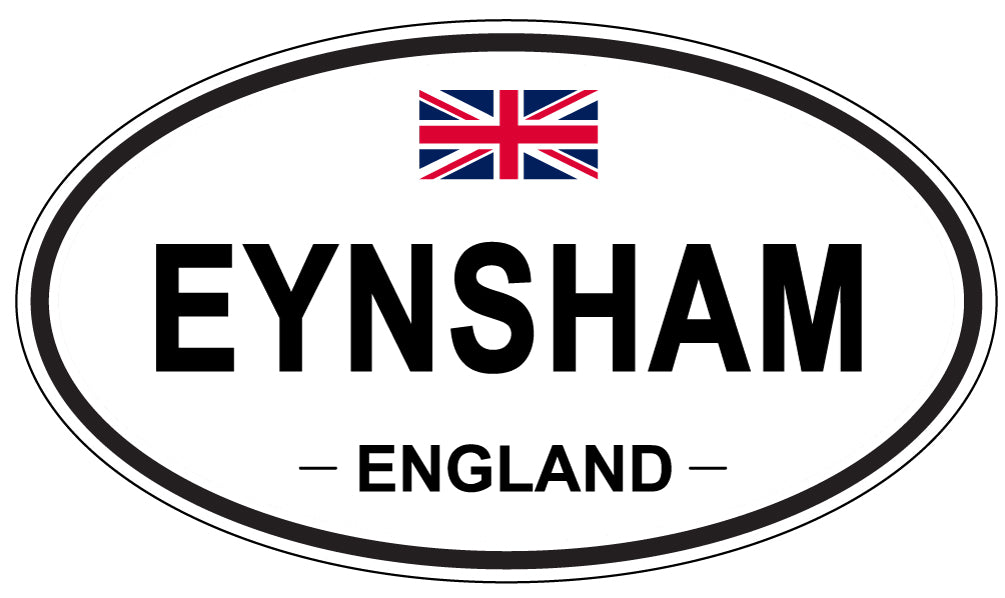 EYNSHAM, England - Oval Magnet