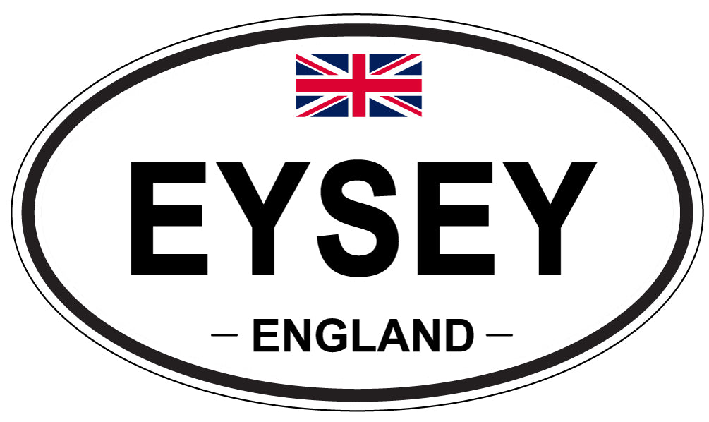 EYSEY, England - Oval Magnet