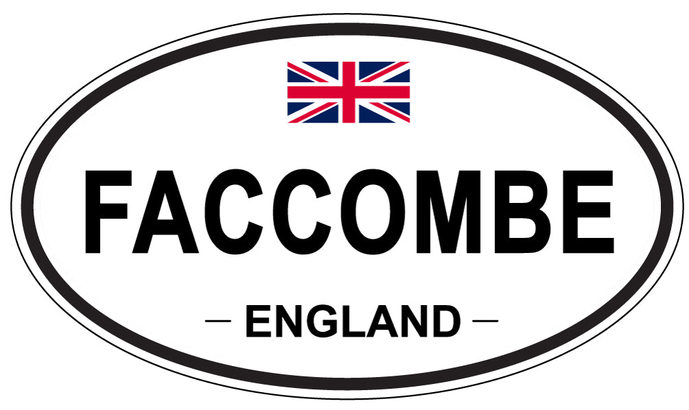 FACCOMBE, England - Oval Magnet