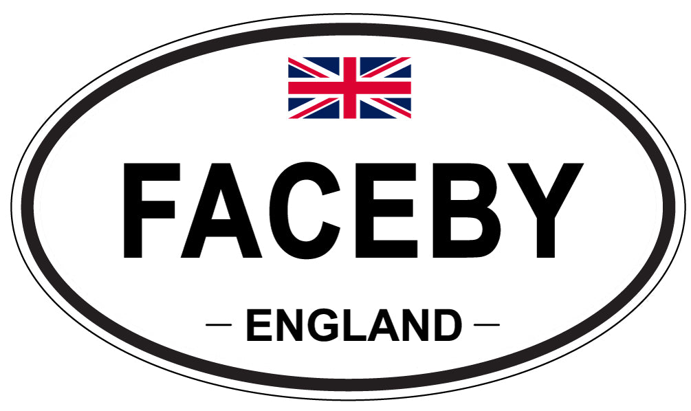 FACEBY, England - Oval Magnet