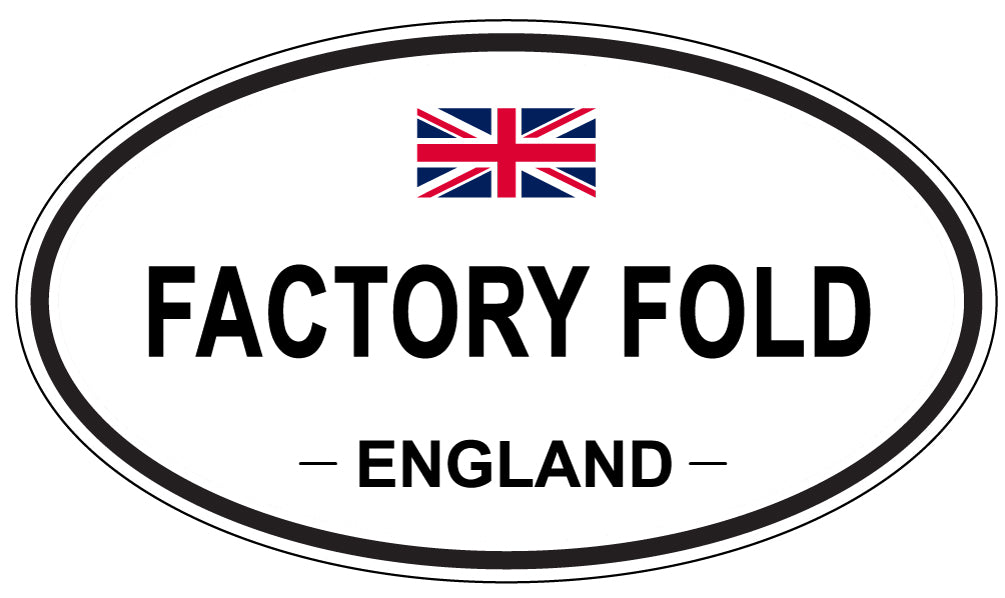 FACTORY FOLD, England - Oval Magnet