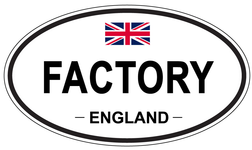 FACTORY, England - Oval Magnet