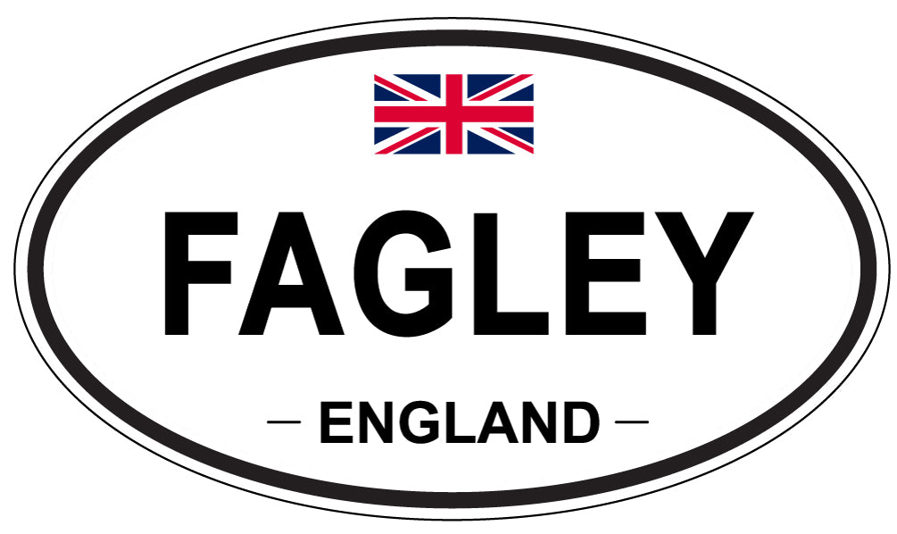 FAGLEY, England - Oval Magnet