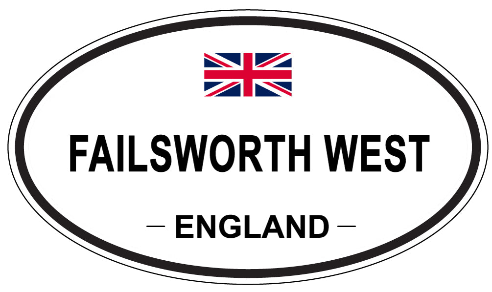 FAILSWORTH WEST, ENGLAND - Oval Sticker