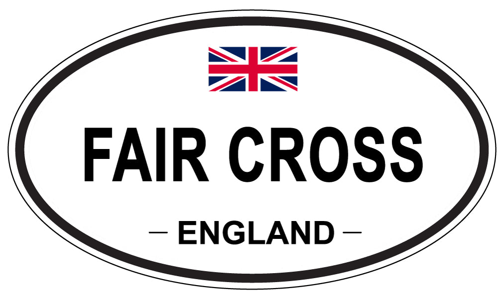 FAIR CROSS, England - Oval Magnet