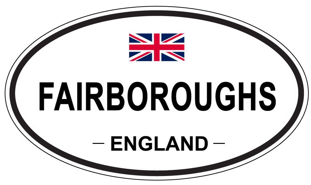 FAIRBOROUGHS, England - Oval Magnet