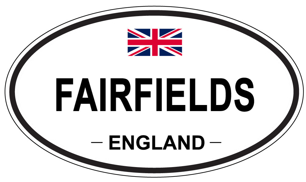 FAIRFIELDS, England - Oval Magnet