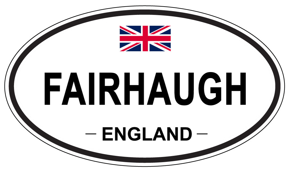 FAIRHAUGH, England - Oval Magnet