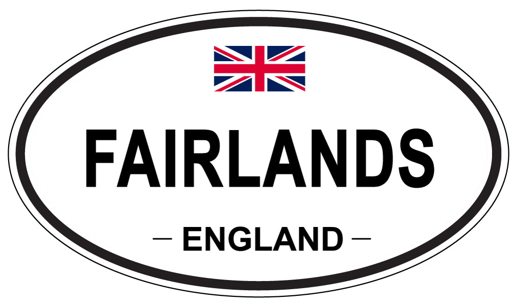FAIRLANDS, England - Oval Magnet