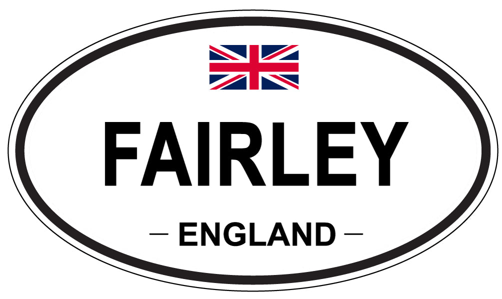FAIRLEY, England - Oval Magnet