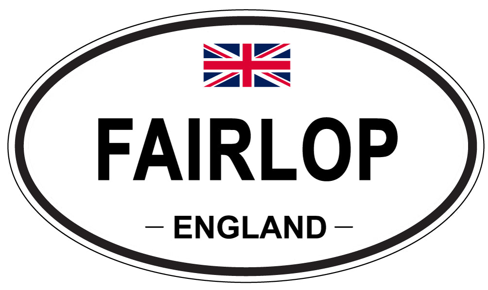 FAIRLOP, England - Oval Magnet