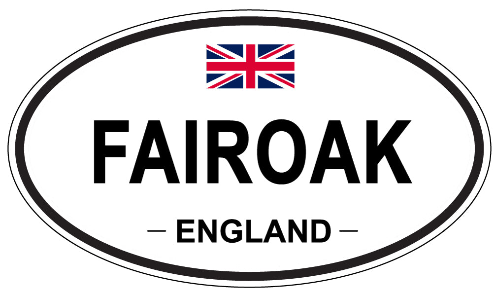FAIROAK, England - Oval Magnet