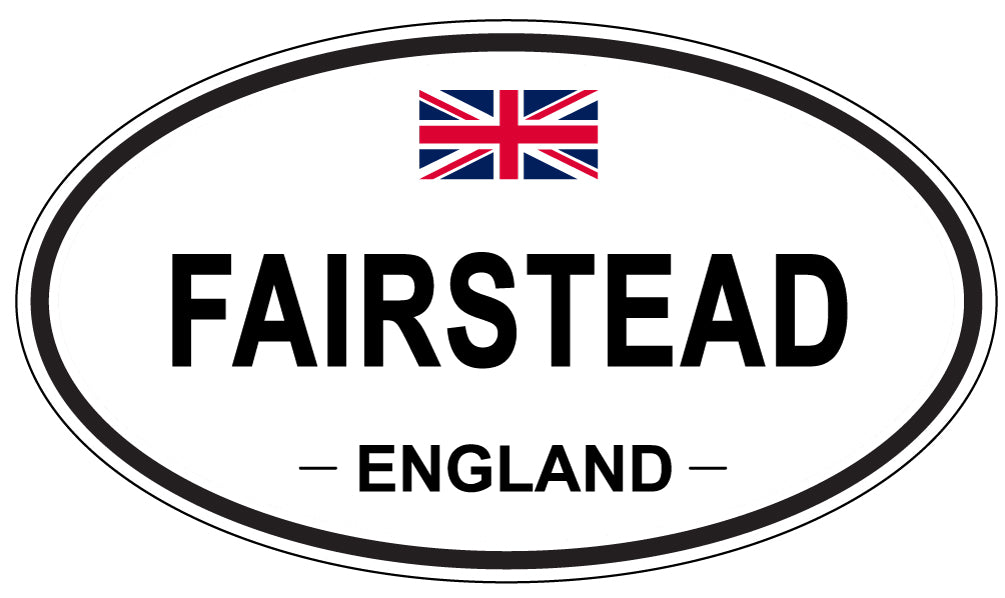 FAIRSTEAD, England - Oval Magnet