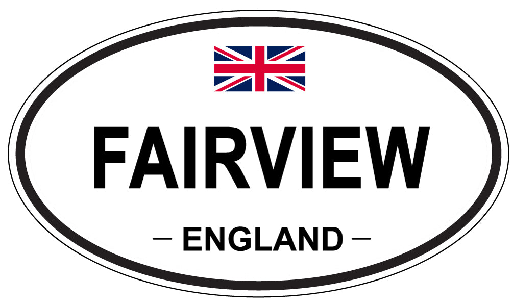 FAIRVIEW, England - Oval Magnet