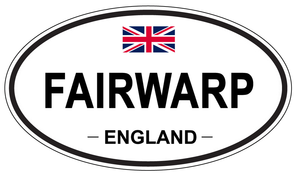FAIRWARP, England - Oval Magnet