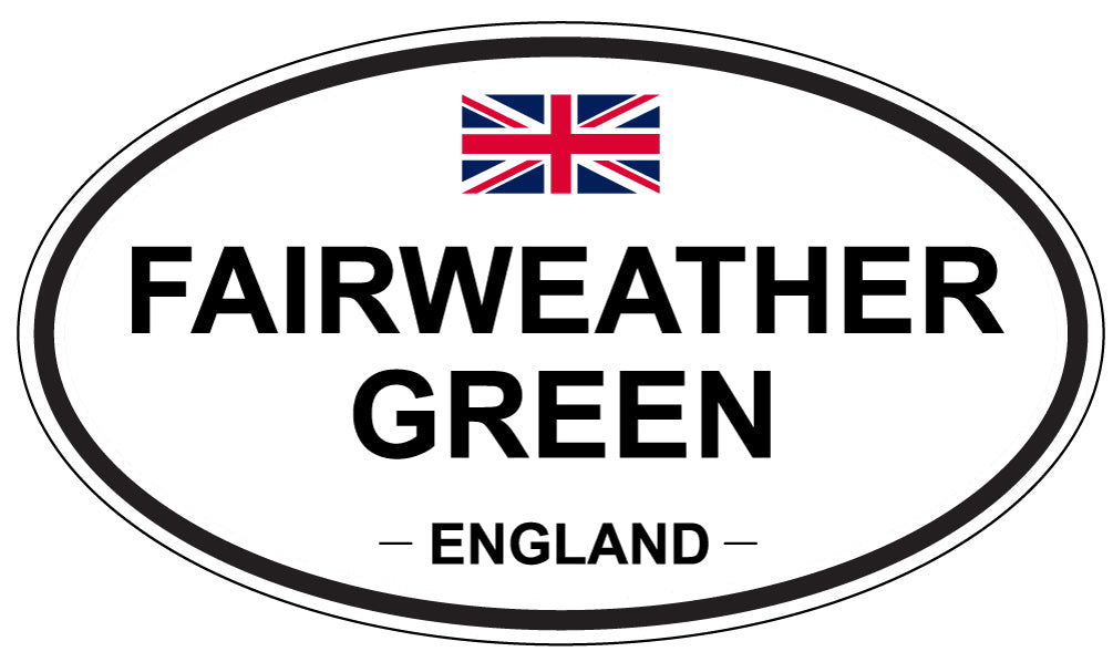 FAIRWEATHER GREEN, England - Oval Magnet