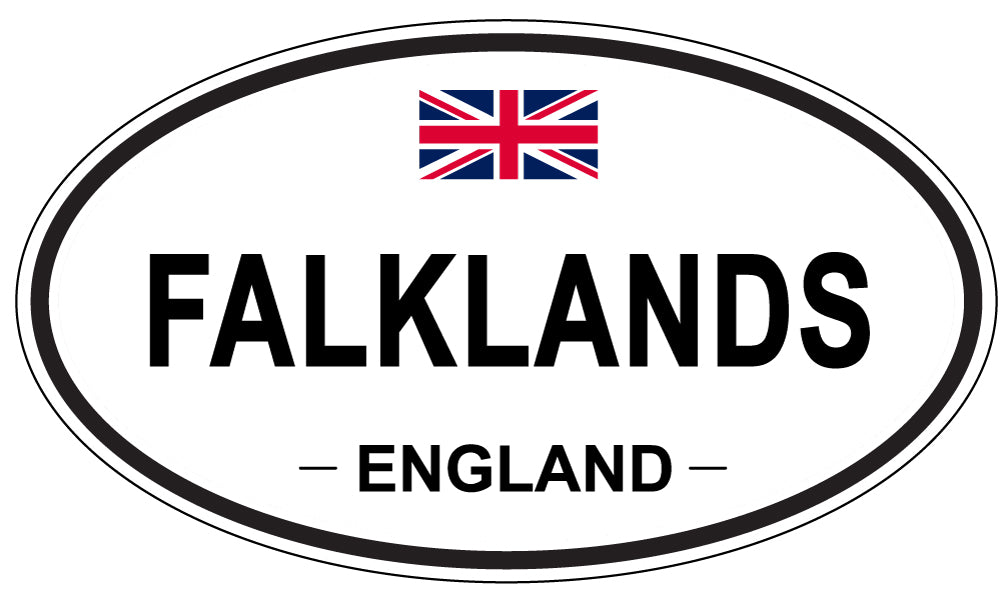 FALKLANDS, England - Oval Magnet