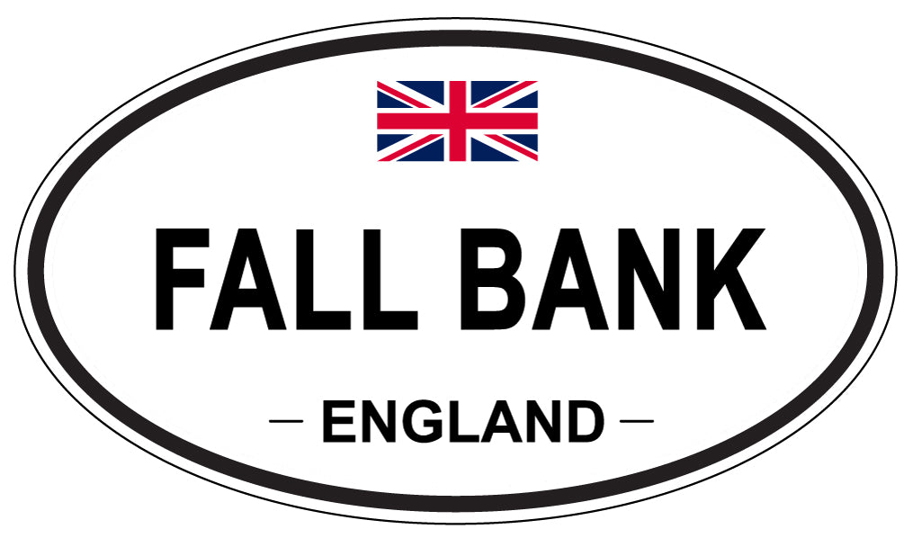 FALL BANK, England - Oval Magnet