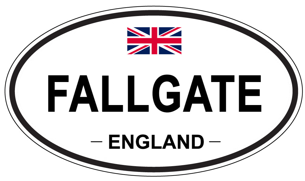 FALLGATE, England - Oval Magnet
