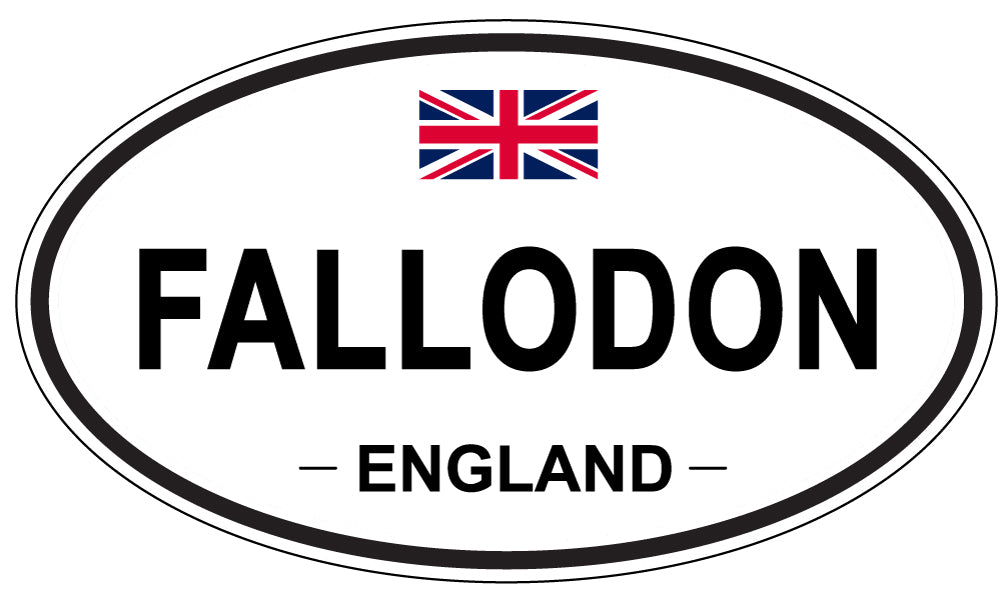 FALLODON, England - Oval Magnet