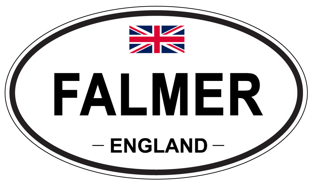 FALMER, England - Oval Magnet
