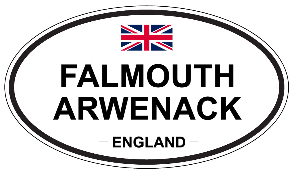 FALMOUTH ARWENACK, England - Oval Magnet