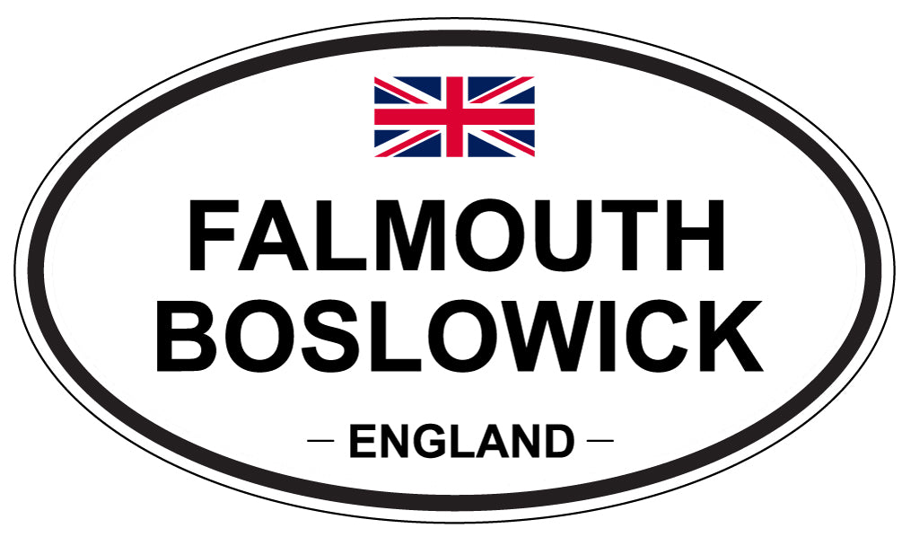 FALMOUTH BOSLOWICK, England - Oval Magnet