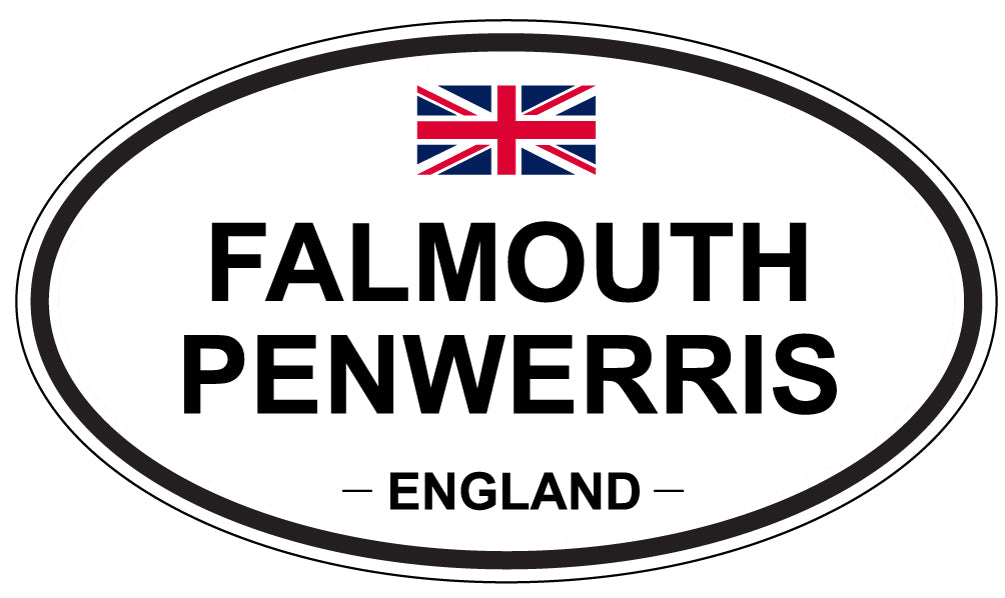 FALMOUTH PENWERRIS, England - Oval Magnet