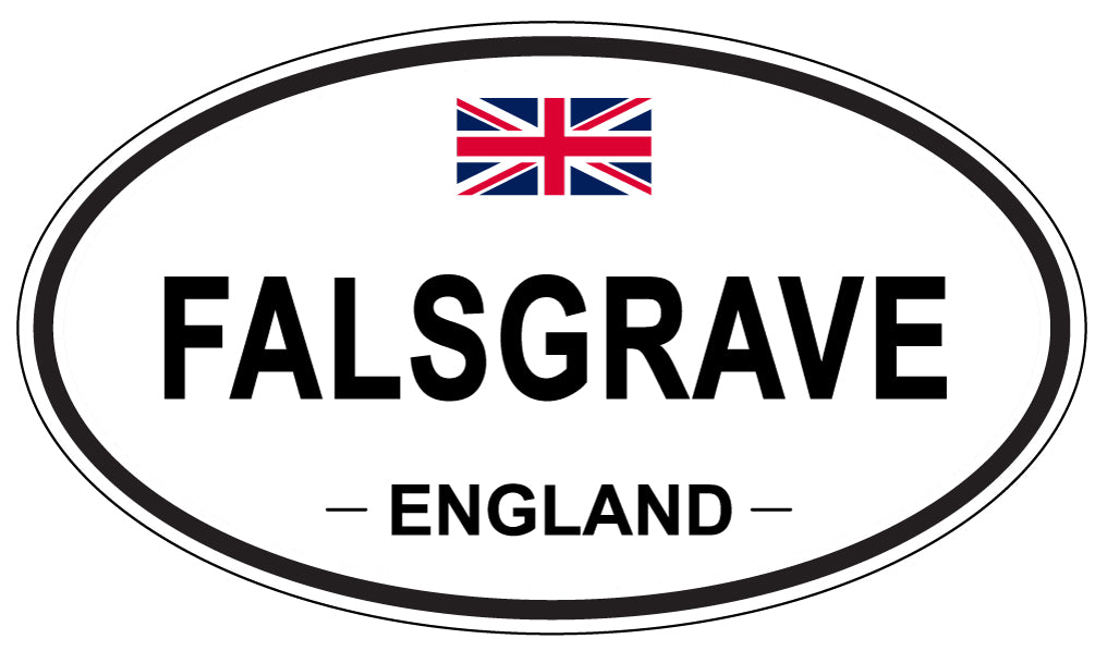 FALSGRAVE, England - Oval Magnet