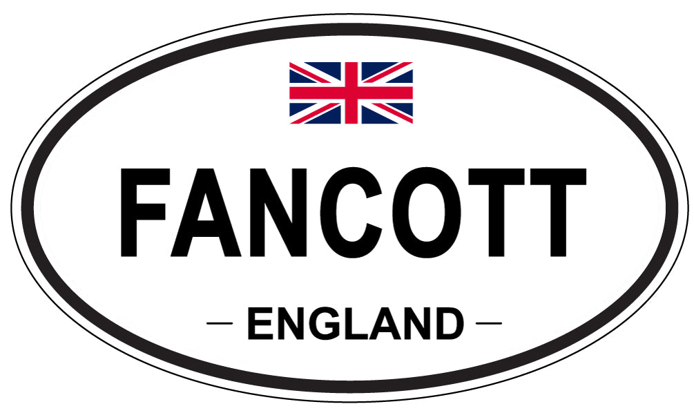 FANCOTT, England - Oval Magnet