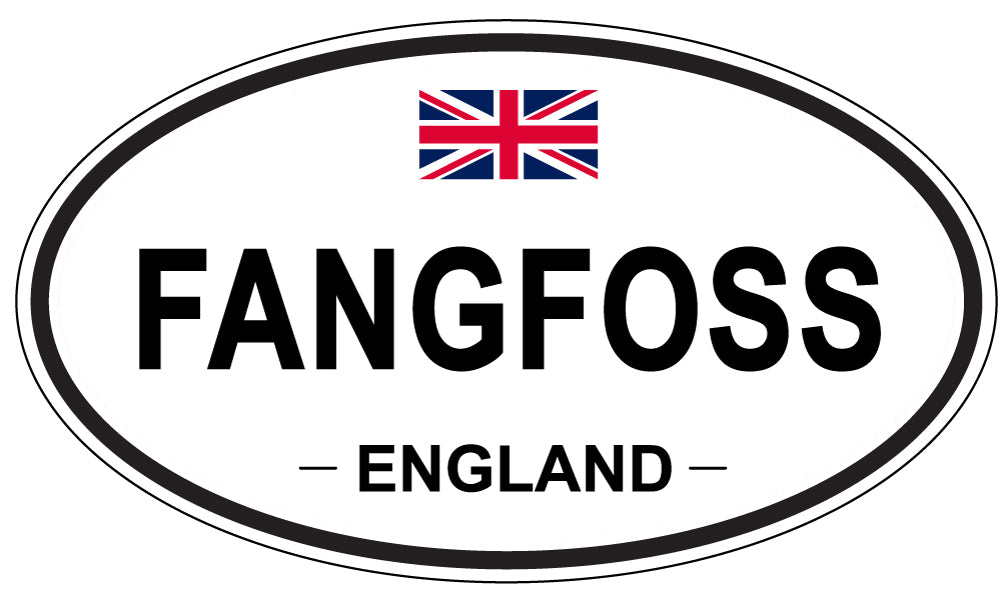 FANGFOSS, England - Oval Magnet