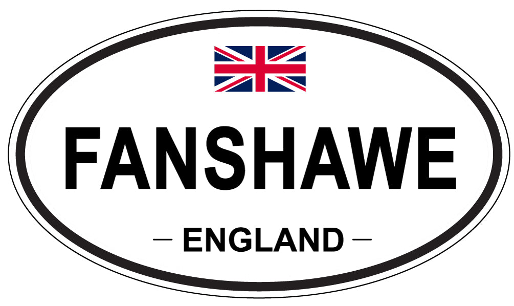 FANSHAWE, England - Oval Magnet