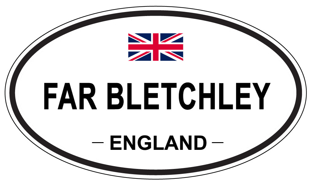 FAR BLETCHLEY, England - Oval Magnet