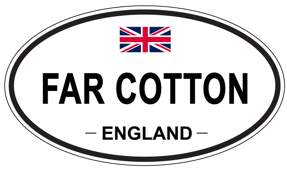 FAR COTTON, England - Oval Magnet