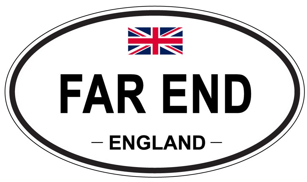 FAR END, England - Oval Magnet