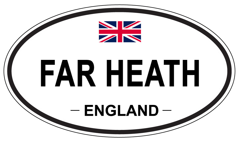 FAR HEATH, England - Oval Magnet