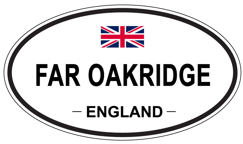 FAR OAKRIDGE, England - Oval Magnet
