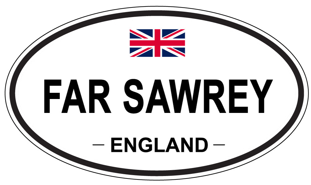 FAR SAWREY, England - Oval Magnet