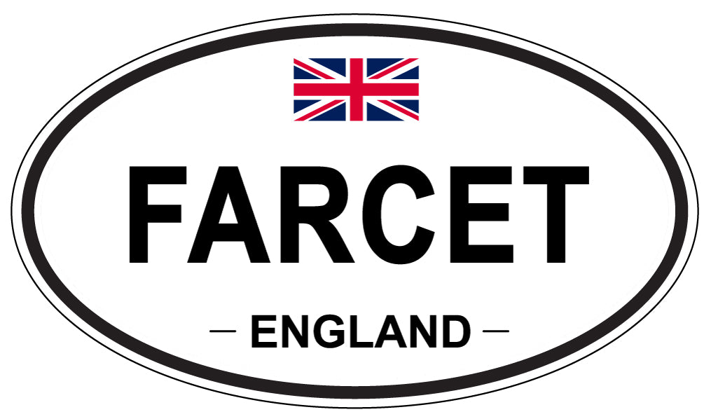 FARCET, England - Oval Magnet