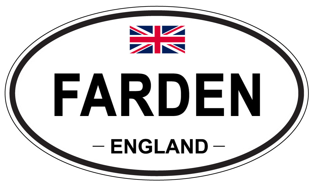 FARDEN, England - Oval Magnet