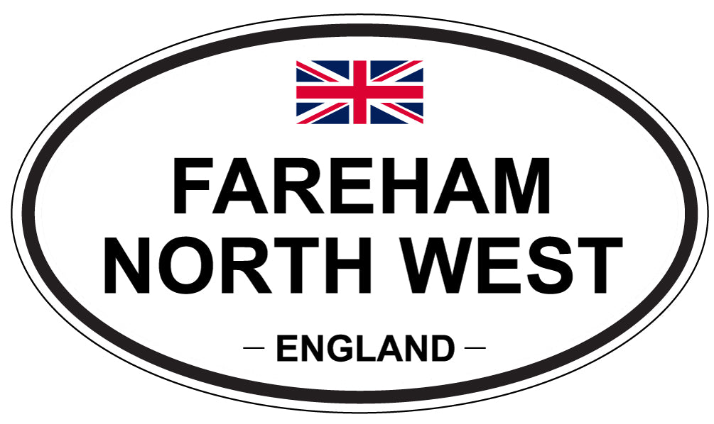 FAREHAM NORTH WEST, England - Oval Magnet