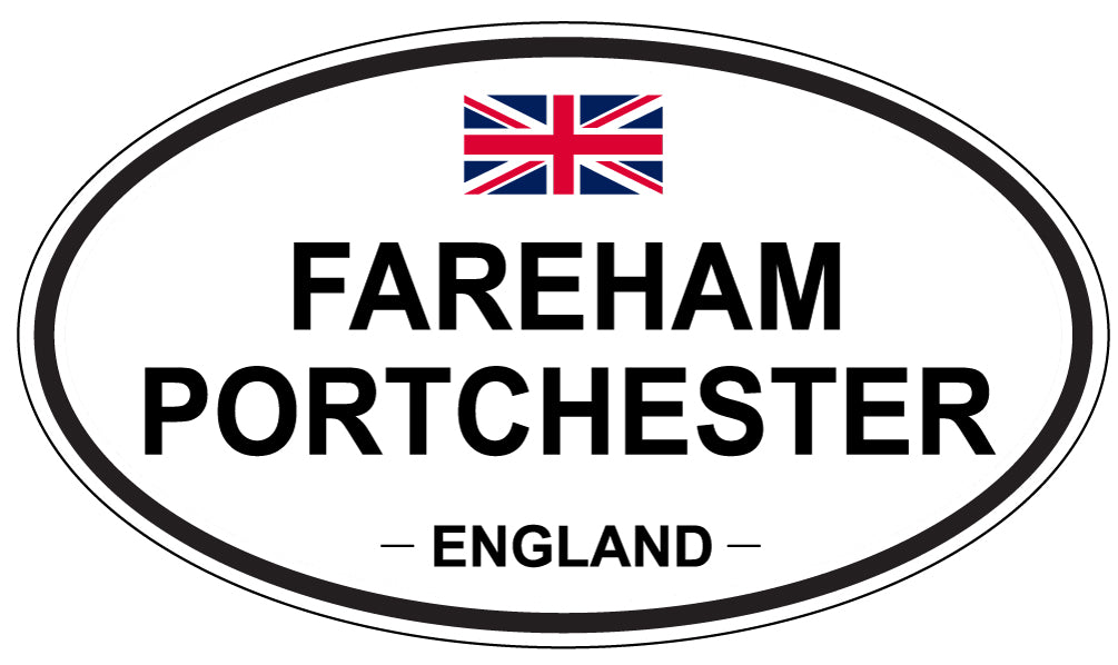 FAREHAM PORTCHESTER, England - Oval Magnet