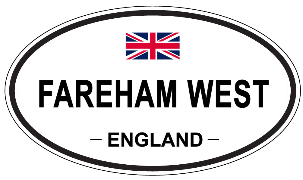 FAREHAM WEST, England - Oval Magnet