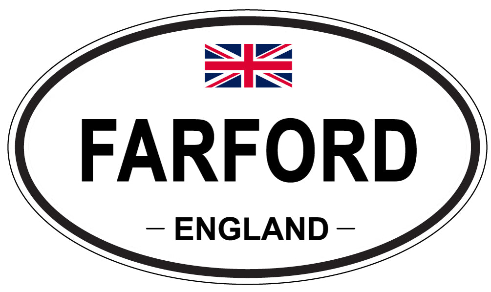 FARFORD, England - Oval Magnet
